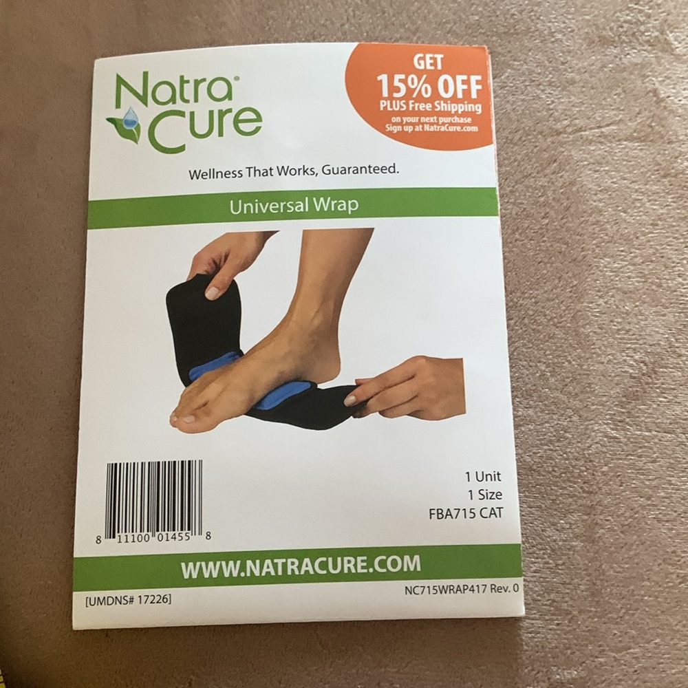 Bundle of 2, Natra Cure Universal Wrap, new in package